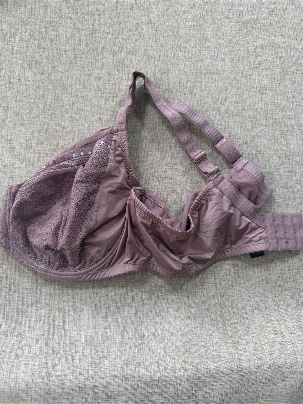 Understance Salma FlexWire Full Coverage Lace Bra Elderberry 48D underwire - Picture 2 of 8